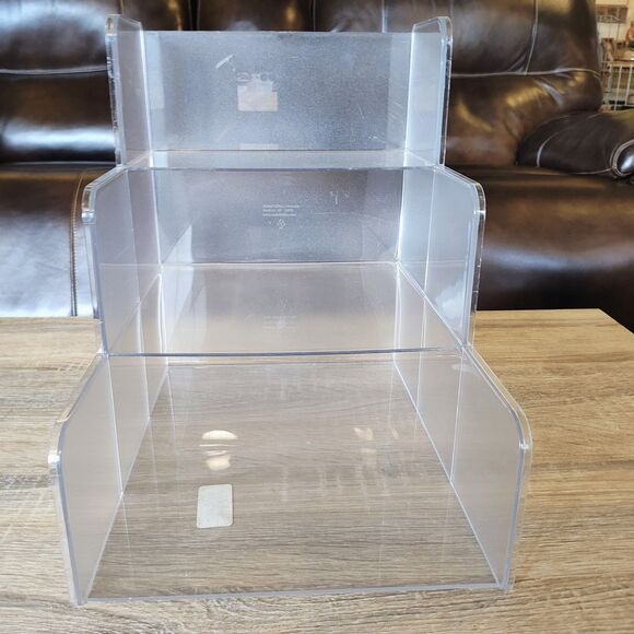 DISCONTINUED - Rubbermaid Shelf Saver Desktop Organizer - 3 Shelves - Picture 2 of 7